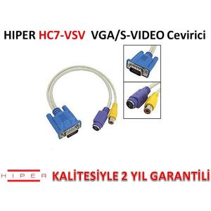hıper hc7-vsv vga/s-vıdeo çevirici