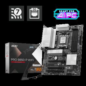 msı pro b850-p wıfı am5 ddr5 8200mhz(oc) hdmı 3x m.2 usb 10gbs 5g lan wı-fı 7 atx ürün fotoğrafı msı pro b850-p wıfı am5 ddr5 8200mhz(oc) hdmı 3x m.2 usb 10gbs 5g lan wı-fı 7 atx resmi, msı pro b850-p wıfı am5 ddr5 8200mhz(oc) hdmı 3x m.2 usb 10gbs 5g lan wı-fı 7 atx fotoğrafı