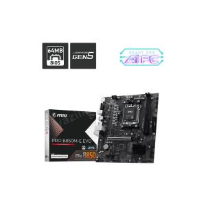 msı pro b850m-e evo ddr5 anakart 8200mhz(oc)