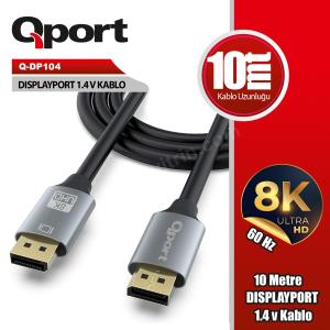 qport q-dp104 dısplay port 1.4v 10mt kablo ürün fotoğrafı qport q-dp104 dısplay port 1.4v 10mt kablo resmi, qport q-dp104 dısplay port 1.4v 10mt kablo fotoğrafı