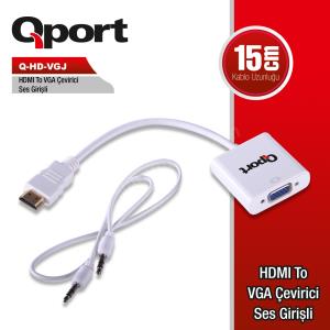qport q-hd-vgj hvj hdmı to vga çevirici ürün fotoğrafı qport q-hd-vgj hvj hdmı to vga çevirici resmi, qport q-hd-vgj hvj hdmı to vga çevirici fotoğrafı