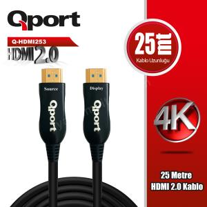 qport q-hdmı253 hdmı 2.0 v altın uçlu kablo 25 mt ürün fotoğrafı qport q-hdmı253 hdmı 2.0 v altın uçlu kablo 25 mt resmi, qport q-hdmı253 hdmı 2.0 v altın uçlu kablo 25 mt fotoğrafı