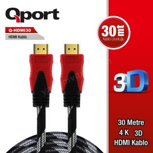qport q-hdmı30 hdmı 1.4 v altın uçlu kablo 30 mt ürün fotoğrafı qport q-hdmı30 hdmı 1.4 v altın uçlu kablo 30 mt resmi, qport q-hdmı30 hdmı 1.4 v altın uçlu kablo 30 mt fotoğrafı