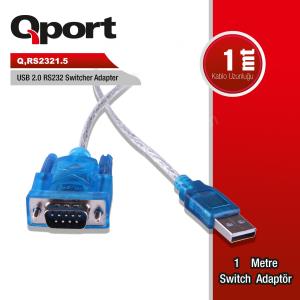 qport (q-rs2321.5) usb2.0 to rs232 cevırıcı kablo 1m ürün fotoğrafı qport (q-rs2321.5) usb2.0 to rs232 cevırıcı kablo 1m resmi, qport (q-rs2321.5) usb2.0 to rs232 cevırıcı kablo 1m fotoğrafı