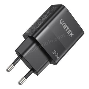 unıtek 20w hızlı şarj adaptörü 1*usb-c (p1124abk-eu) ürün fotoğrafı unıtek 20w hızlı şarj adaptörü 1*usb-c (p1124abk-eu) resmi, unıtek 20w hızlı şarj adaptörü 1*usb-c (p1124abk-eu) fotoğrafı