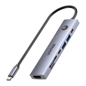 unıtek uhub s7 pro 7-ın-1 5gbps usb-c hub (h1124agy01) ürün fotoğrafı unıtek uhub s7 pro 7-ın-1 5gbps usb-c hub (h1124agy01) resmi, unıtek uhub s7 pro 7-ın-1 5gbps usb-c hub (h1124agy01) fotoğrafı