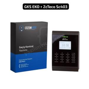 zkteco kart okuyuculu personel giriş çıkış sistemi seti