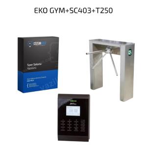 turnike ve zkteco yüz tanıma+şifreli+kart okuyuculu havuz giriş sistemi seti