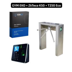 turnike ve zkteco şifre+kart okuyucu+parmak izli spor salonu üye takip sistemi seti