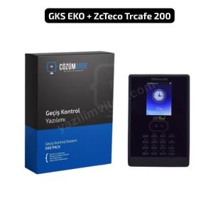 zkteco yüz tanıma+şifre+kart okuyuculu personel giriş çıkış sistemi seti