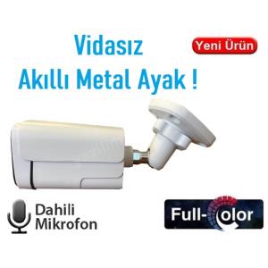 ezcool ez-2315ıps 5mp 3.6mm fullcolor sesli metal poe ıp bullet kamera