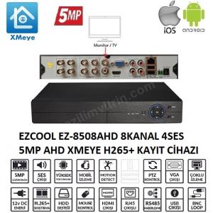 ezcool ez-8508ahd 8 kanal 5 mp 1hdd xmeye kayıt cihazı ürün fotoğrafı ezcool ez-8508ahd 8 kanal 5 mp 1hdd xmeye kayıt cihazı resmi, ezcool ez-8508ahd 8 kanal 5 mp 1hdd xmeye kayıt cihazı fotoğrafı