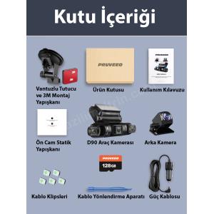 pruveeo d90-4ch fhd wı-fı gps + 128gb sd kart kame ürün fotoğrafı pruveeo d90-4ch fhd wı-fı gps + 128gb sd kart kame resmi, pruveeo d90-4ch fhd wı-fı gps + 128gb sd kart kame fotoğrafı