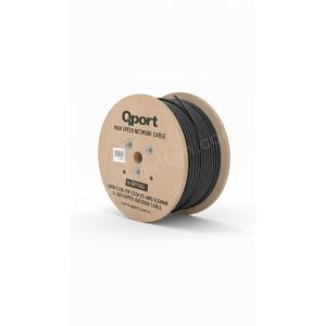 qport q-catfull 23awg 500 metre cat6 outdoor siyah ürün fotoğrafı qport q-catfull 23awg 500 metre cat6 outdoor siyah resmi, qport q-catfull 23awg 500 metre cat6 outdoor siyah fotoğrafı