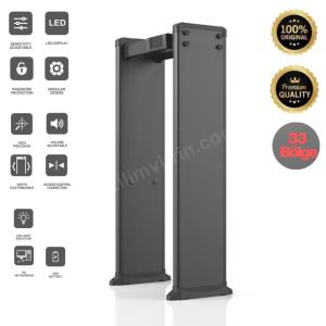 ottoguard-line-3300-44cd 33 bölgeli metal-silah-bıçak algılama kapı dedektörü
