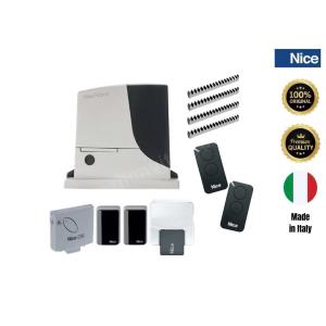 nice robus 1000 (24v) kit kayar kapı motoru seti 1 ton bahçe kapısı için motor seti robus1000kıt
