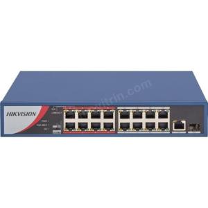hikvision ds-3e0318p-e/m(b) 16 port poe switch