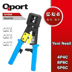 qport q-pen6 yeni nesil ez-rj ağ pensesi ürün fotoğrafı qport q-pen6 yeni nesil ez-rj ağ pensesi resmi, qport q-pen6 yeni nesil ez-rj ağ pensesi fotoğrafı
