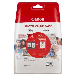 canon pg-46-cl56 2li kartuş + 50 adet fotoğraf kağıdı ürün fotoğrafı canon pg-46-cl56 2li kartuş + 50 adet fotoğraf kağıdı resmi, canon pg-46-cl56 2li kartuş + 50 adet fotoğraf kağıdı fotoğrafı