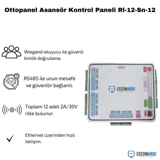 Ottopanel Asansör Kontrol Paneli Rl-12-Sn-12 Ottopanel Asansör Kontrol Paneli Rl-12-Sn-12