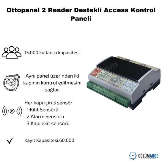 Ottopanel 2 Reader Destekli Access Kontrol Paneli Ottopanel 2 Reader Destekli Access Kontrol Paneli