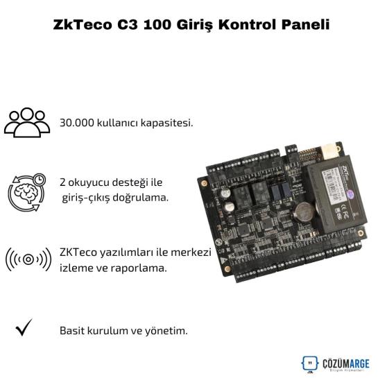 ZkTeco C3 100 Giriş Kontrol Paneli ZkTeco C3 100 Giriş Kontrol Paneli