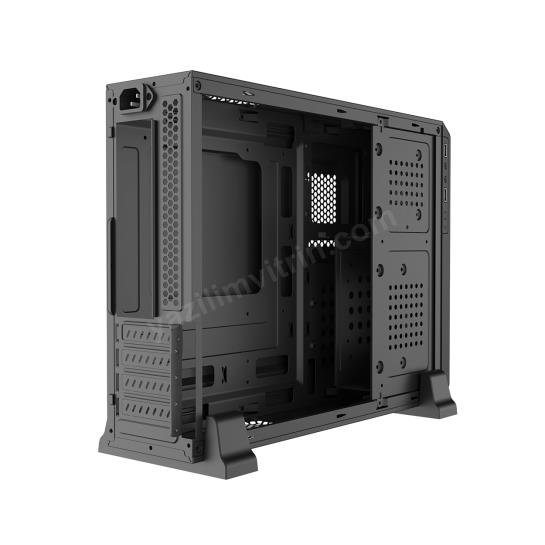 FRISBY FC-S6060B 300W SİYAH SLIM mATX KASA Res7