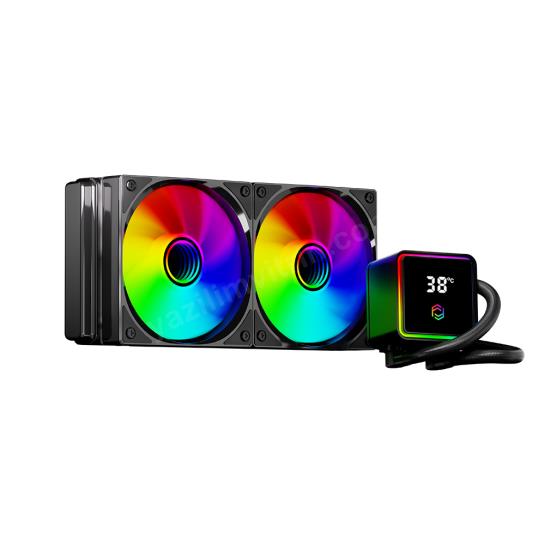 frısby fcl-240b argb 240 lıquıd cooler black ürün fotoğrafı frısby fcl-240b argb 240 lıquıd cooler black resmi, frısby fcl-240b argb 240 lıquıd cooler black fotoğrafı