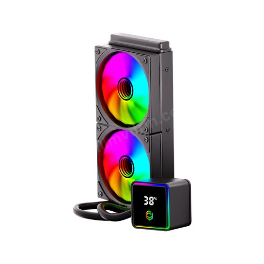 FRISBY FCL-240B ARGB 240 LIQUID COOLER BLACK Res2