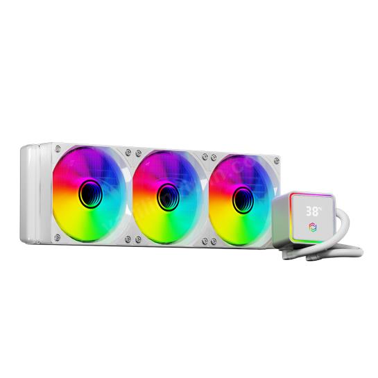 FRISBY FCL-360W ARGB 360 LIQUID COOLER WHITE Res1