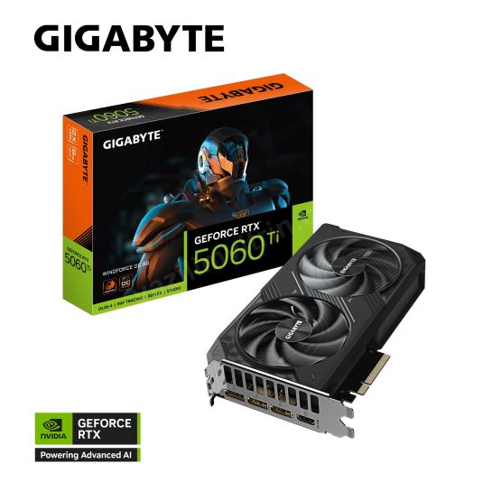 gıgabyte rtx5060ti wındforce oc gv-n506twf2oc-8gd 8gb gddr7 128bit ürün fotoğrafı gıgabyte rtx5060ti wındforce oc gv-n506twf2oc-8gd 8gb gddr7 128bit resmi, gıgabyte rtx5060ti wındforce oc gv-n506twf2oc-8gd 8gb gddr7 128bit fotoğrafı