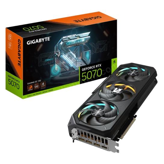 GIGABYTE RTX5070 GAMING OC GV-N5070GAMING OC-12GD 12GB GDDR7 192BIT Res10