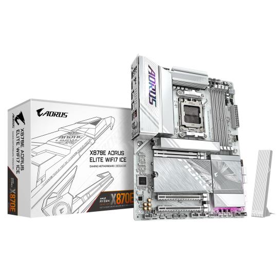 gıgabyte x870e-a-eltwf7ıce aorus elıte wıfı7 ıce ddr5 m.2 hdmı dp atx am5 ürün fotoğrafı gıgabyte x870e-a-eltwf7ıce aorus elıte wıfı7 ıce ddr5 m.2 hdmı dp atx am5 resmi, gıgabyte x870e-a-eltwf7ıce aorus elıte wıfı7 ıce ddr5 m.2 hdmı dp atx am5 fotoğrafı