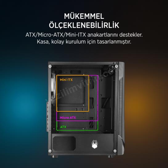 JAMES DONKEY HELIX H800 4XRBW ATX 650W GAMING KASA Res3