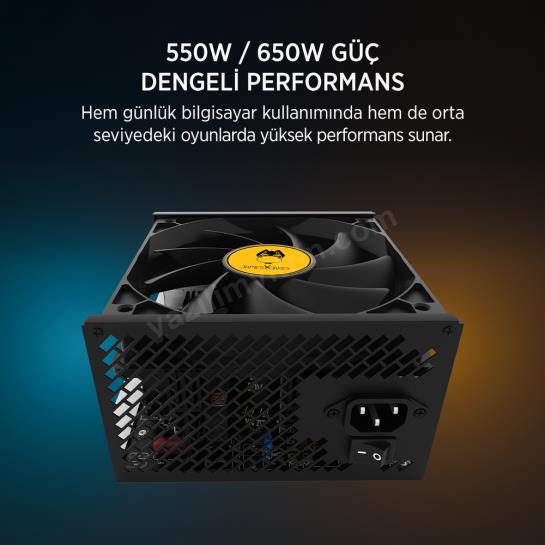 JAMES DONKEY HELIX H800 4XRBW ATX 650W GAMING KASA Res7