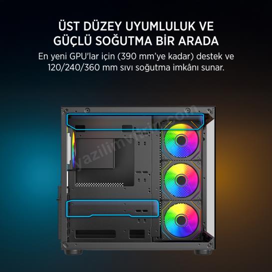 JAMES DONKEY STARK S800 4X ARGB BLACK KASA 750W Res7