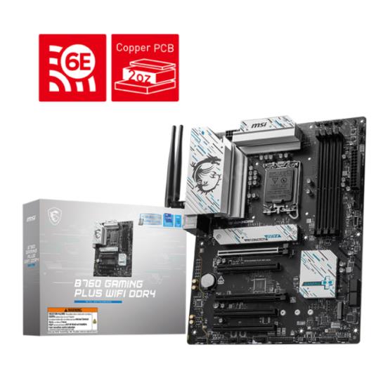 MSI B760 GAMING PLUS WIFI DDR4 M.2 ATX 1700p Res5