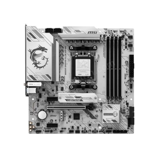 MSI B850M GAMING PLUS WIFI6E DDR5 AM5 8200MHZ(OC) HDMI DP 2X M.2 USB 10GBS 2.5G LAN WI-FI 6E MATX Res2
