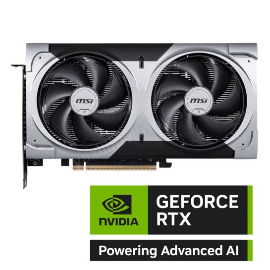 MSI GEFORCE RTX 5060 TI 8G VENTUS 2X OC PLUS 8GB GDDR7 128B DX12 PCIE 5.0 X16 (3XDP 1XHDMI) Res2