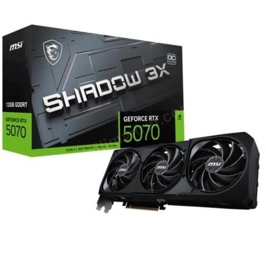 msı geforce rtx 5070 12g shadow 3x oc ekran kartı ürün fotoğrafı msı geforce rtx 5070 12g shadow 3x oc ekran kartı resmi, msı geforce rtx 5070 12g shadow 3x oc ekran kartı fotoğrafı