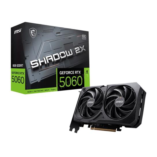 MSI GEFORCE RTX GEFORCE RTX 5060 8G SHADOW 2X OC Res6