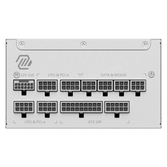 MSI MAG 1000GL PCIE5 WHITE 1000W 80+ GOLD POWER Res7