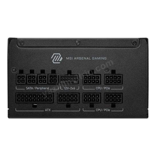 MSI MAG A1000GLS PCIE5 1000W 80+ GOLD POWER SUPPLY Res4