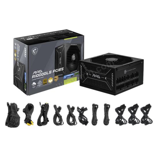 MSI MAG A1000GLS PCIE5 1000W 80+ GOLD POWER SUPPLY Res5
