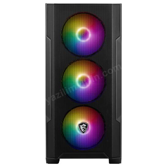 MSI MAG FORGE M100A 4x120mm ARGB mATX GAMING KASA Res12