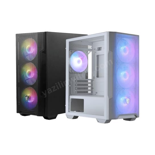MSI MAG FORGE M100R 4X 120MM ARGB BEYAZ KASA Res1