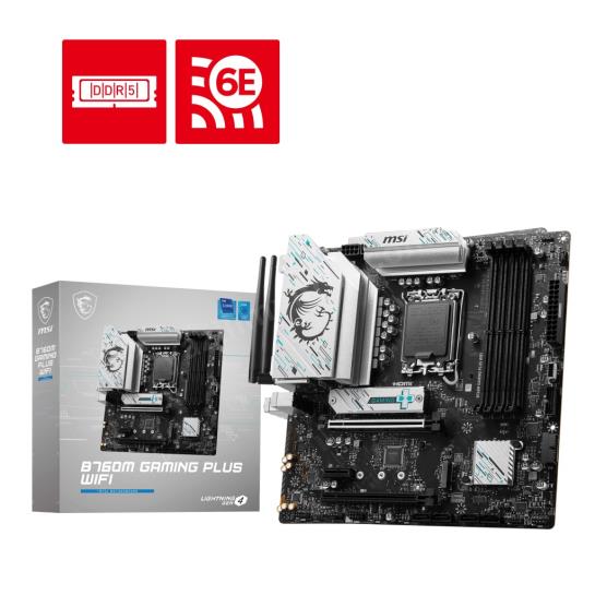 msı mb b760m gamıng plus wıfı ddr5 6800(oc)mhz hdmı dp atx 1700p ürün fotoğrafı msı mb b760m gamıng plus wıfı ddr5 6800(oc)mhz hdmı dp atx 1700p resmi, msı mb b760m gamıng plus wıfı ddr5 6800(oc)mhz hdmı dp atx 1700p fotoğrafı