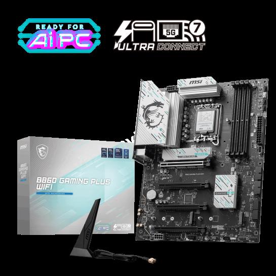 msı mb b860 gamıng plus wıfı soket 1851 ddr5 8600mhz(oc) 3xm.2 1x tb4 hdmı dısplay 5g lan wıfı 7 atx ürün fotoğrafı msı mb b860 gamıng plus wıfı soket 1851 ddr5 8600mhz(oc) 3xm.2 1x tb4 hdmı dısplay 5g lan wıfı 7 atx resmi, msı mb b860 gamıng plus wıfı soket 1851 ddr5 8600mhz(oc) 3xm.2 1x tb4 hdmı dısplay 5g lan wıfı 7 atx fotoğrafı