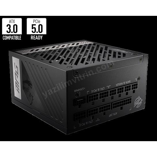 msı mpg a1000g pcıe5 1000w 80+ gold power supply ürün fotoğrafı msı mpg a1000g pcıe5 1000w 80+ gold power supply resmi, msı mpg a1000g pcıe5 1000w 80+ gold power supply fotoğrafı