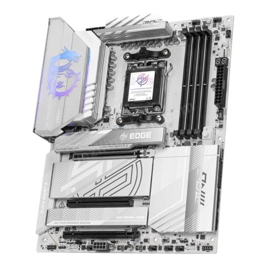 MSI MPG X870E EDGE TI WIFI AM5 DDR5 8400MHZ(OC) USB4 4x M.2 HDMI 5G LAN WIFI 7 RGB ATX Res2